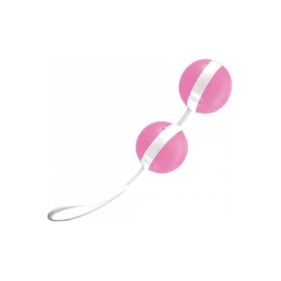 JOYDIVISION Joyballs Trend Duo Pink & White - Innovative Dual Exercise Balls