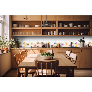 DIMEX ART s. r. o Фототапет за кухня - макарони 420 x 60 см