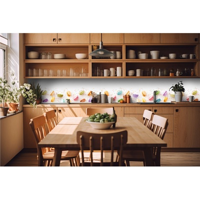 DIMEX ART Фототапет за кухня - макарони 420 x 60 см