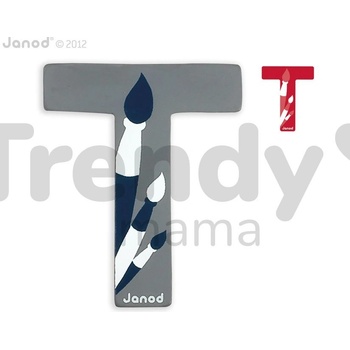 Janod drevené písmeno T ABCDeco
