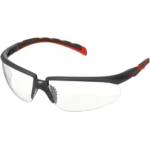 3M Solus 2000 Защитни очила с покритие Scotchgard Anti-Fog (K&N), сиво-червени, прозрачен визьор (7100208817)