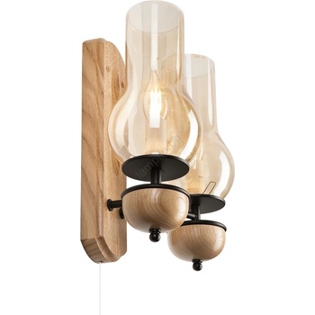 Brilagi - LED Аплик COTTAGE 2xE14/40W/230V дъб/кафяв (BG1508A)