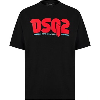 Dsquared2 Тениска DSQUARED2 Dsq2 Regular Fit T-Shirt - Black