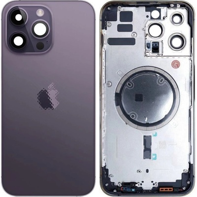 Kryt Apple iPhone 14 Pro Max - Zadní Housing (Deep Purple), Deep fialový – Zboží Živě