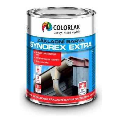 Colorlak SYNOREX EXTRA S2003 základní barva na železo a lehké kovy 3,5L bažina