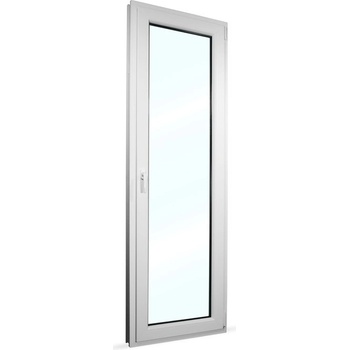 SkladOken.cz balkonové dveře jednokřídlé () 68 x 208 cm, bílé, otevíravé i sklopné, PRAVÉ