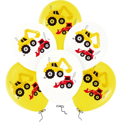 Party Balóny Bagr a buldozer 30 cm, mix barev