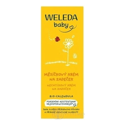 WELEDA baby NECHTÍKOVÝ dojčenský krém na zadoček (Calendula Babycreme) 30 ml