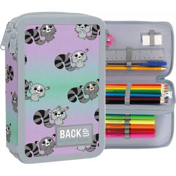 Image 1 of BackUP - Пълен несесер с 2 ципа 5 DW 03 Raccoons