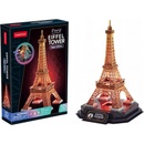 3D puzzle CUBICFUN 3D puzzle svítící Eiffelova věž 51 ks