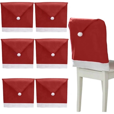 Verk Vánoční návlek na židli Santa Claus 6ks