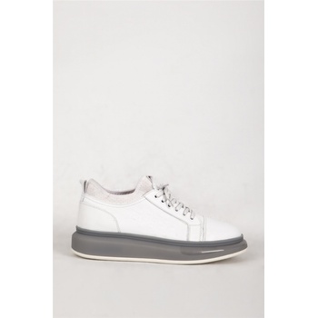 Jacket Club Мъжки ежедневни обувки от естествена кожа 17226 - Бели #382013 (382013_Бяло)