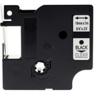 DYMO Следпродажбено обслужване DYMO D1 45800 19 мм x 7 м прозрачно-черен S0720820