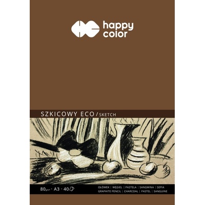 Happy Color Skicák, ECO papíry A3 80g 40 listů – Sleviste.cz