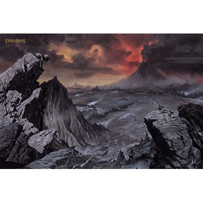 Plagát, Obraz - Pán Prsteňov - Mordor, 40 × 26.7 cm