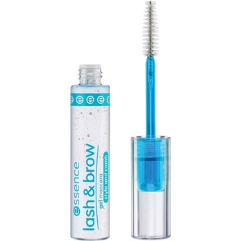 Essence Lash & Brow gelová riasenka na řasy a obočie Transparent 9 ml