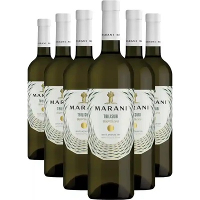 Marani TBILISURI biele polosuché víno 12% 6 x 0,75 l (holá lahev)