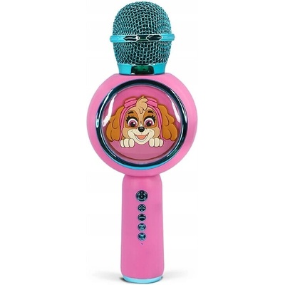 Tlapková patrola Skye Mikrofon na karaoke PopSing s LED diodou