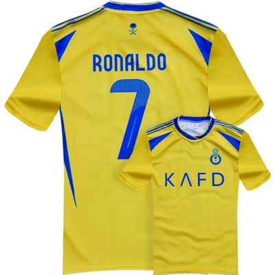 dresyonline Futbalový dres Ronaldo All Nassr tričko JR žlté