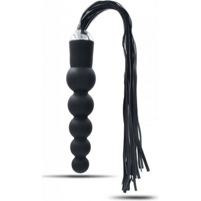 Toyz4lovers Dildo Anale Globe Anal Whip Dildo s bičem Černý