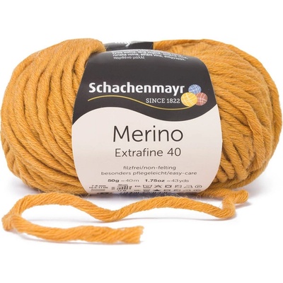 Schachenmayr Merino extrafine 40 Hořčice 326
