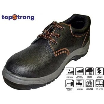 TopStrong Работни обувки ниски с метално бомбе и планка в ходилото, TS-SHO 001 TopStrong (TopStrong TS-SHO 001)
