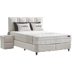 Carmen Тапицирана спалня с матрак paros 180 х 200 - крем an (3560283)