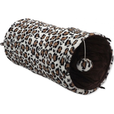 Magic Cat Tunel plyš šustící vzor leopard 50cm