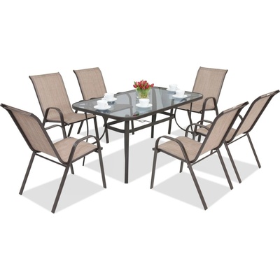 Garden Point Modena 7dilný kov+sklo GAP002