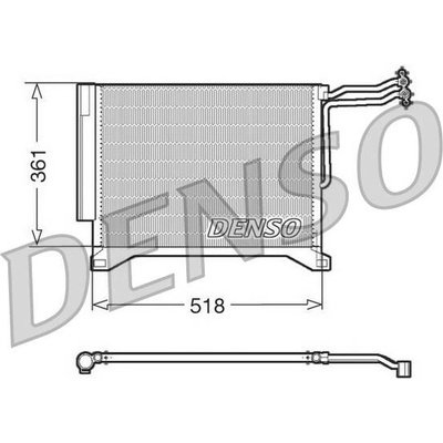 Kondenzátor klimatizace DENSO DCN05100