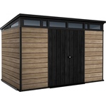 Keter Signature 11x7 Walnut, s podlahou