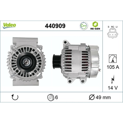 Alternátor VALEO 440909
