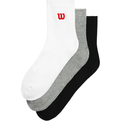 Wilson Quarter Top Sock 3 Pack Multicolor