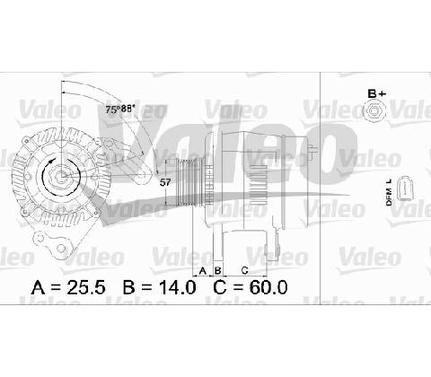generátor VALEO 437402