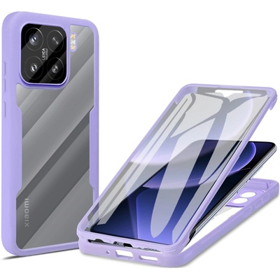 Techsuit Калъф за Xiaomi 15 + Калъф - ColorVerse 360 Series - Лилав