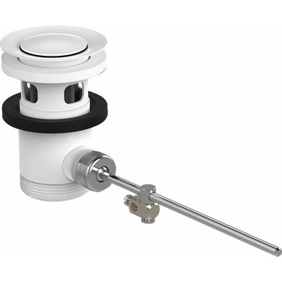 Hansgrohe Umyvadlová výpust s táhlem, bílá matná 94139700