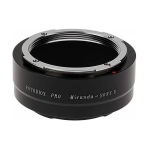 Fotodiox Pro Lens Mount Adapter Compatible with Miranda (Mir) Lenses on Sony E-Mount Cameras - MIR-SnyE-Pro