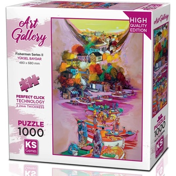 KS Games - Puzzle Fishermen Series II - 1 000 piese