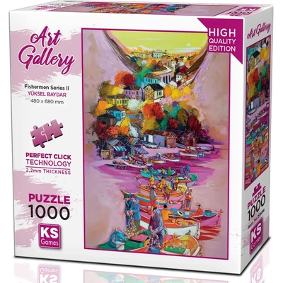 KS Games - Puzzle Fishermen Series II - 1 000 piese