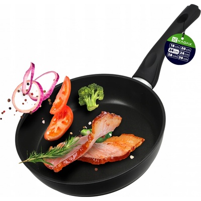 Kadax Pánev černá 24 cm s nepřilnavým povrchem