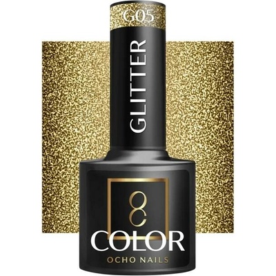 Ocho Nails Gél lak na nechty Glitter G 05, 5 g