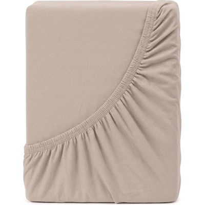 4Home Jersey prestieradlo Ideal v odtieni kávy 120x200