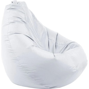 Pufrelax Пуф круша 320л. , Nirvana Grande - Teteron White, За открито, Перящ се калъф, Пълнеж от Полистиролни перли (PUF-G-NGR-TEX-WH)