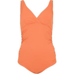 Speedo Бански костюм Speedo Women's Maternity One Piece Swimsuit - Brown/Orange