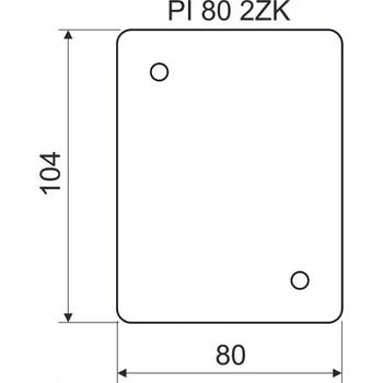 KOPOS KOLÍN Podložka PI 80 2ZK CEMVIN, izolační, barva šedá PI 80 2ZK_XX