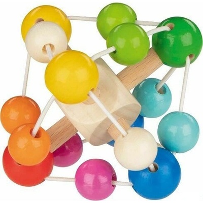 Heimess Barevné chrastítko s korálky