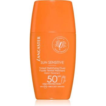 Lancaster Sun Sensitive Tinted Mattifying Fluid матираща емулсия водоустойчив SPF 50 30ml