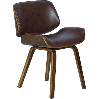 Carmen Трапезен стол КАРМЕН 9976 - орех-искрящо кафяв