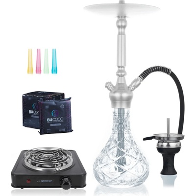 Aladin Alux M5 Silver 54cm komplet SET žhavič uhlíky