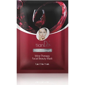 tianDe pleťová beauty maska Vinná terapie 1 ks